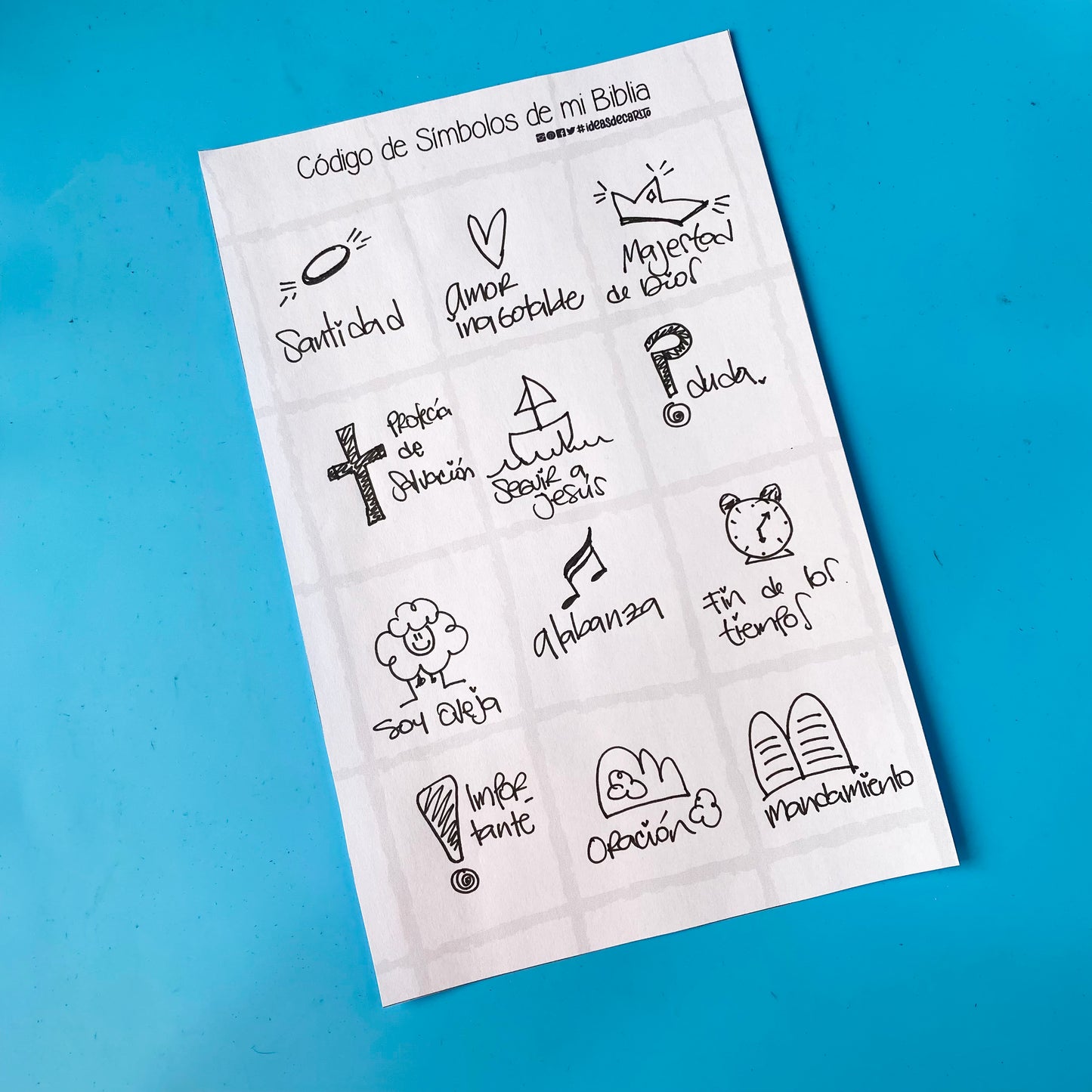 Código de Íconos/Símbolos para tu Biblia